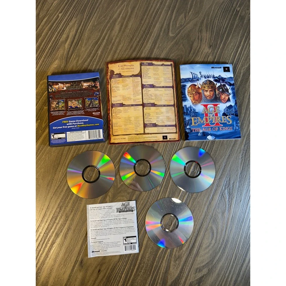 Age of Empires‎ Collector's Edition PC 2006 Microsoft Excellent RTS Bundle Works